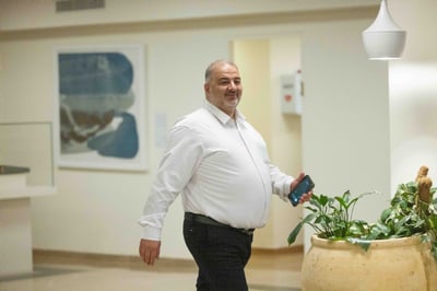 מנסור עבאס בכנסת. ארכיון