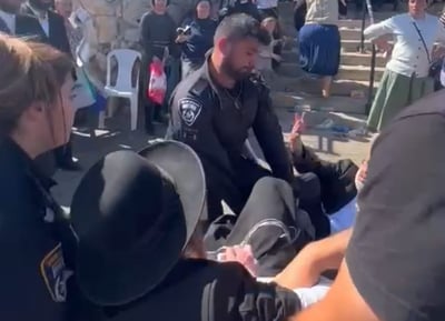 טאטי, טאטי!  נער נעצר בסמוך לציון • תיעוד
