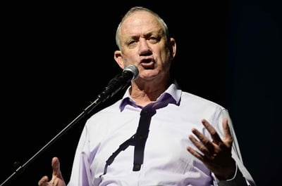 גנץ משיב לפלסטינים: "טענותיכם - שקר גס ובוטה"