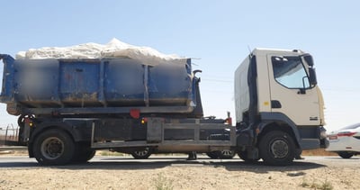 שבר מפתח וניסה למנוע את שקילת משאית