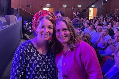 תחיה דויטש וחגית משה באירוע