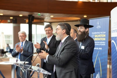 באירוע לציון יום השחרור