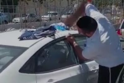 בעת החילוץ מהרכב