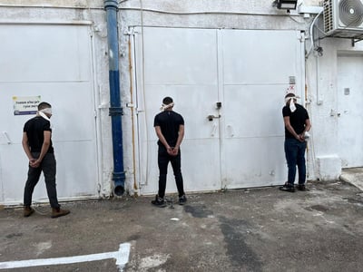 חוליה מיישוב בדואי נעצרו עם פק"ל הצתות