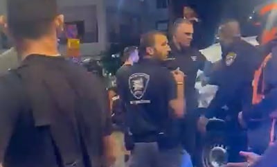 זירת האירוע בתל אביב