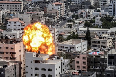 עזה, הבוקר.