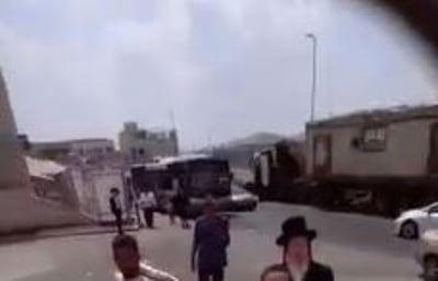 הקרוואן על המשאית