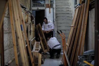 הכנות לחג הסוכות בירושלים