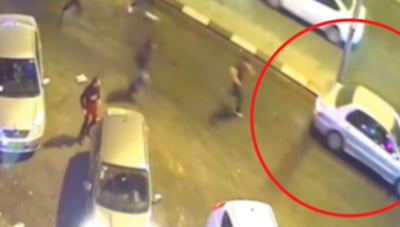 ארבו לרכב, סימנו אותו בלייזר ותקפו את המשפחה החרדית