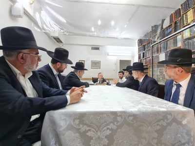 ח"כי 'דגל התורה' עלו להודות לראש הישיבה | צפו בשיחה המלאה