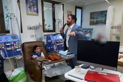 איציק אורלב בבית החולים