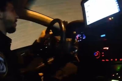 לאחר מרדף, הנהג נתפס