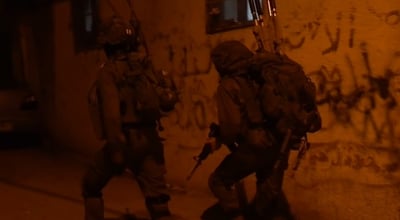 כוחות צה"ל בגנין, הלילה
