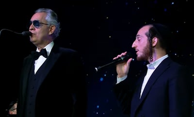 הכוכב החסידי הבינלאומי והטנור העולמי בדואט מרגש: Fall On Me