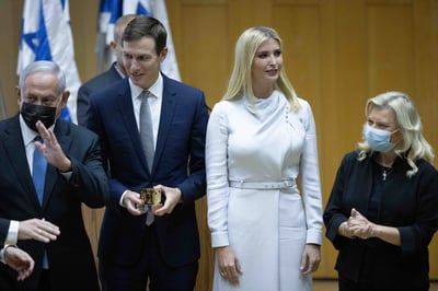 בני הזוג נתניהו מציינים שנה להסכמי אברהם עם בני הזוג קושנר