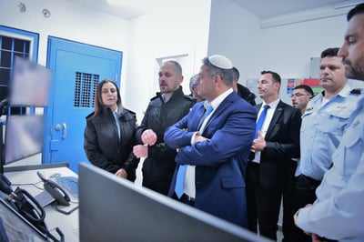 בן גביר בבית סוהר ביטחוני, בשבוע שעבר