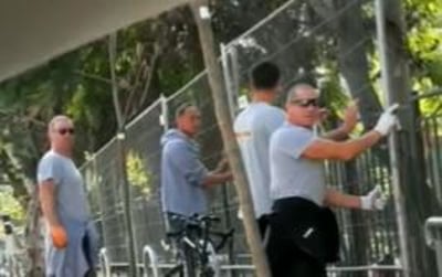 השיפוצים ליד מעון ראש הממשלה