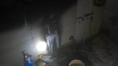 זירת השריפה, הלילה
