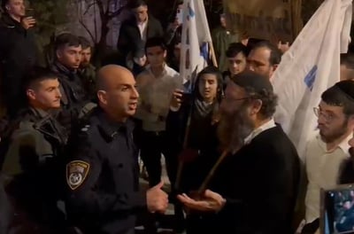 פעילי ימין התעמתו עם ערבים • מרזל: "בן גביר חלש מבנט"