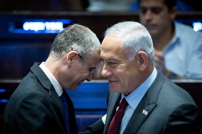 יריב לוין ונתניהו | ארכיון