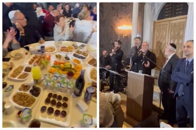 שעתיים לפני שהאדמה רעדה: חגיגה יהודית בטורקיה • צפו