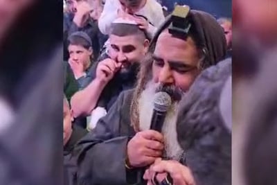 אחרי שניצל בנס: מחזיר התשובה מברסלב ערך מסיבת הודיה