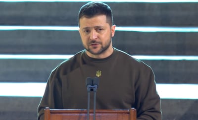 נשיא אוקראינה  בפרלמנט בלונדון: "אני יודע שרוסיה תפסיד"