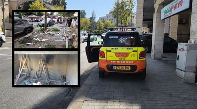 זירת האסון בפסגת זאב