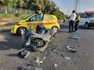 זירת התאונה