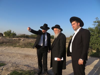 הגר"ש זעפרני בשטח