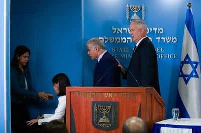 לפיד וגנץ
