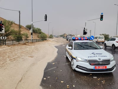 לקראת מזג האוויר הסוער: כך המשטרה נערכת