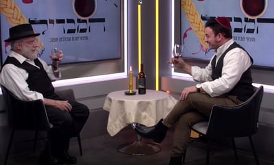 הרב בנג'י לוין לצד זלמן שטוב