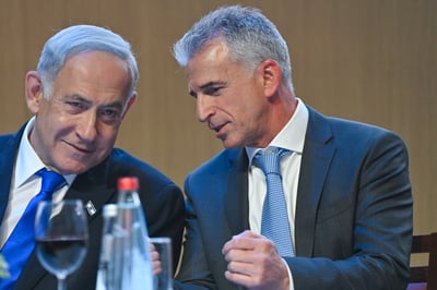 רה"מ נתניהו וראש המוסד ברנע