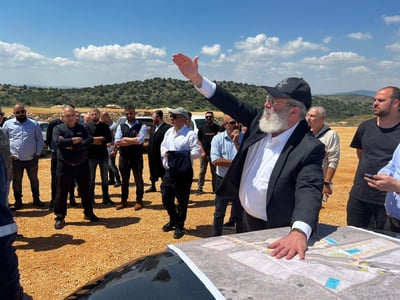 סיור היערכות של בכירי משרד התחבורה, הבוקר