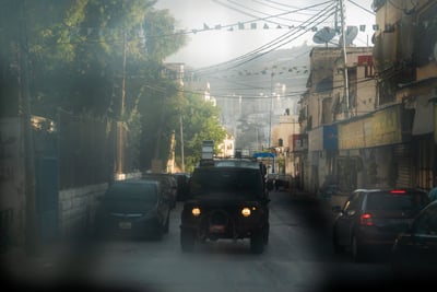 הכוחות בשכם, הבוקר 