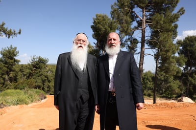 מאיר פרוש ויוסי דייטש במירון