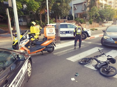 זירת התאונה