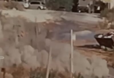 חמושי ג'נין פרסמו: הרגע בו הרכב הצבאי עלה על המטען