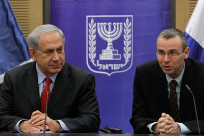 נתניהו ויריב לוין
