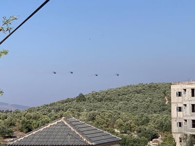 מסוקי קרב של צה"ל בג'נין עכשיו