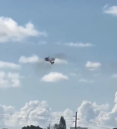 תיעוד דרמטי: מסוק מתרסק על בית בארה"ב 