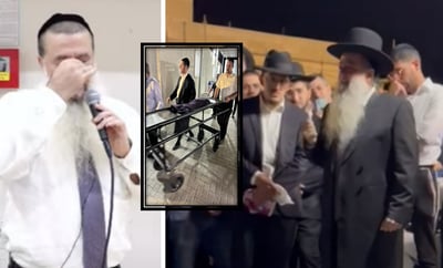 תעצומות נפש: הרב יגאל כהן מירר בבכי בהלווית נכדתו; 'היום עוד חיבקתי אותה' | קורע לב