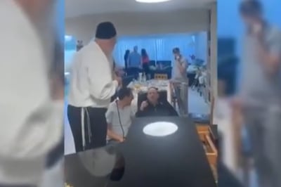 כשמרדכי בן דוד שימח את דדי גראוכר ז"ל בביתו | צפו בתיעוד