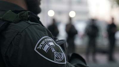 פעילות של כוחות מג"ב למעצר שב"חים
