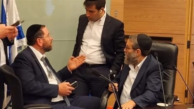 ח"כ ברוכי בדיון עם ח"כ גפני על היוזמה | ארכיון