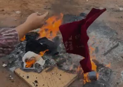להצלחת הלוחמים ושחרור החטופים: בנות בני ברק שרפו בגדים