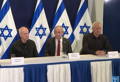 נתניהו: "נחסל את חמאס" | גלנט: "נמחה אותו מעל פני האדמה" | גנץ: "אנחנו ננצח"