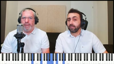 אבי דרור ויוסי ברגר במחרוזת תפילה לנוכח המצב 