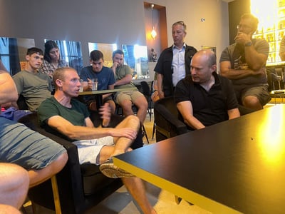 נפתלי בנט בכפר עזה השבוע